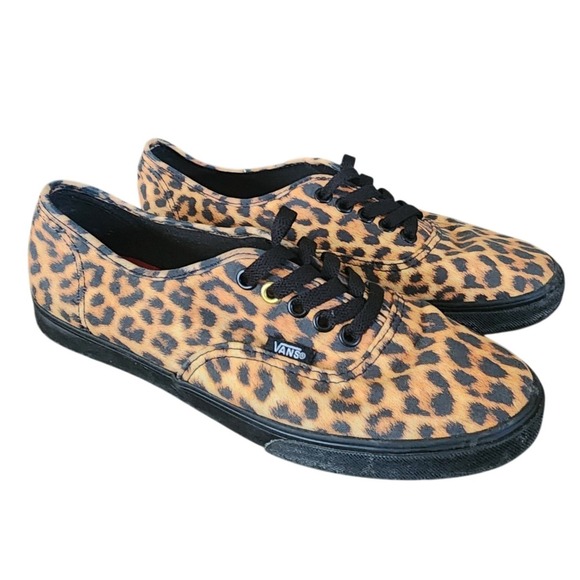 Vans Shoes - Vans Authentic Leopard Animal Print Sneakers Womens 8, Mens 6.5 Edgy Skater Y2K